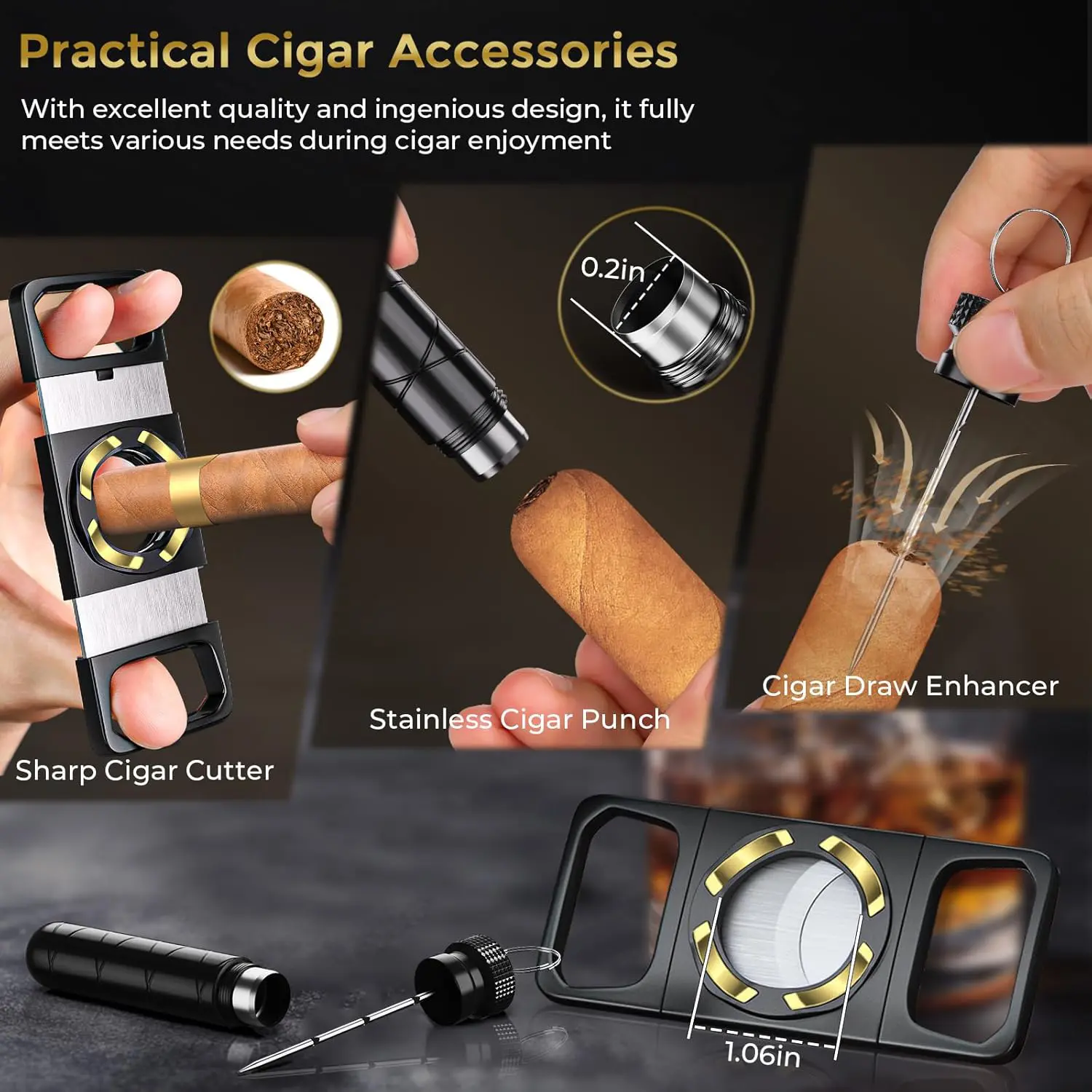 Travel Cigar Humidor Set - Image 5