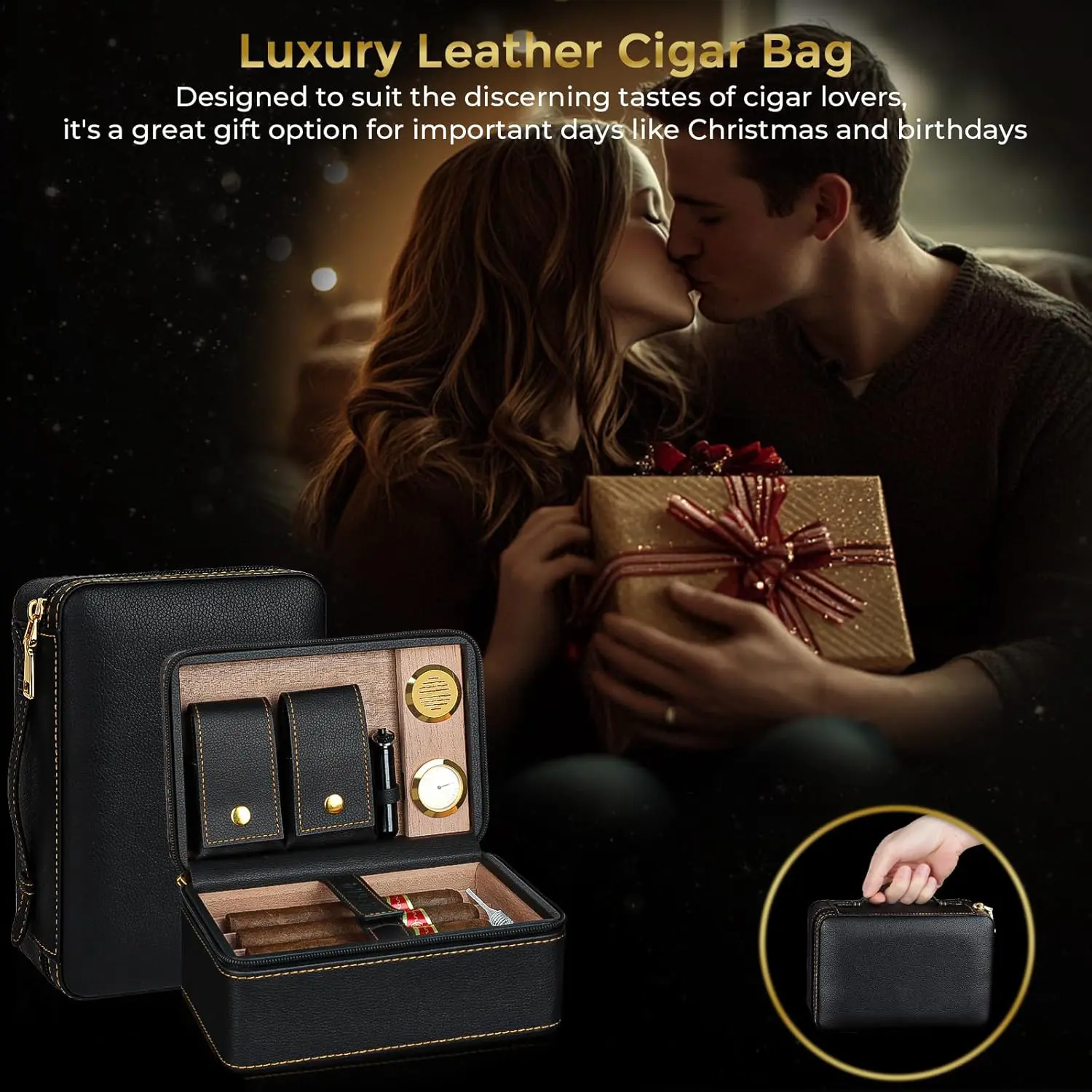 Travel Cigar Humidor Set - Image 7